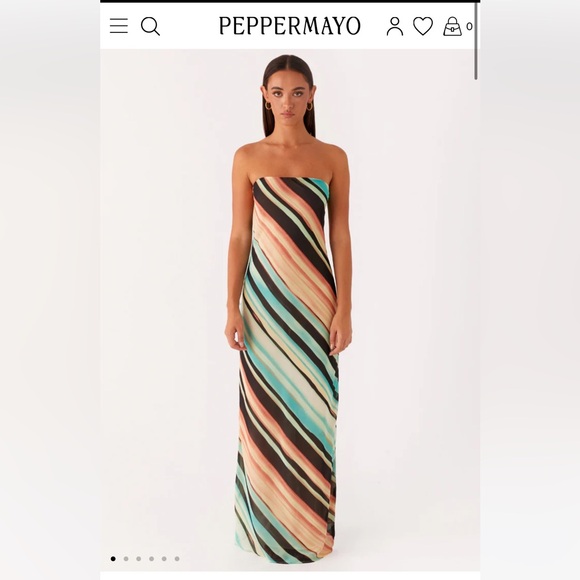 Peppermayo Como Maxi Dress - Stripe - Picture 1 of 5